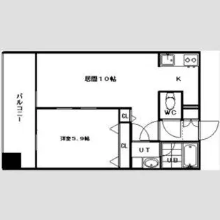 北海道札幌市中央区南十三条西9丁目【マンション】の間取り