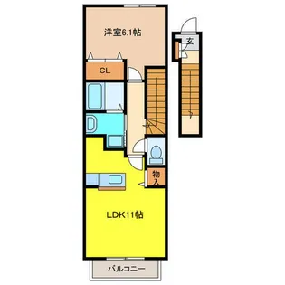 プリマベーラⅠ【2階】の間取り