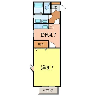 ブライトカメリア【2階】の間取り
