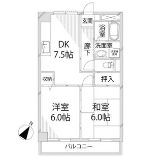 ライフタウン【1階】の間取り
