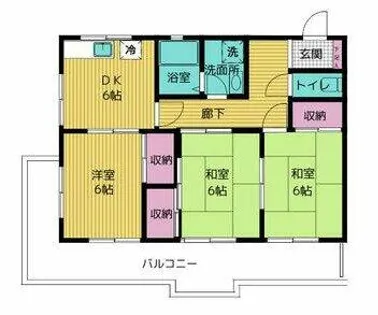 ポートマンションスマイル【101号室】の間取り
