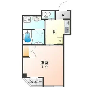 サンモールコート九条【3階】の間取り