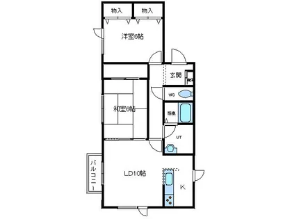 カサフローラ【101号室】の間取り