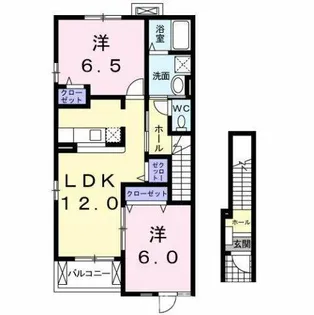ネオ サティー【2階】の間取り