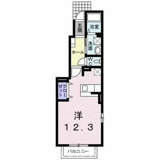 アンジュⅠ【1階】の間取り