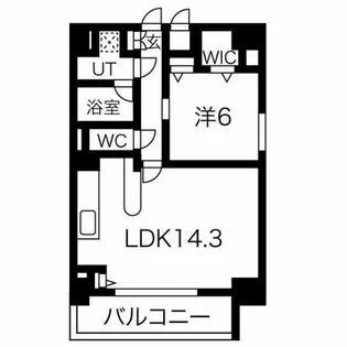 レガーロ茶屋ヶ坂【4階】の間取り