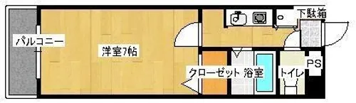 シー・ロアー【9階】の間取り