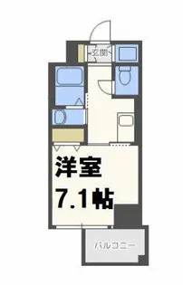 アール大阪グランデ【7階】の間取り
