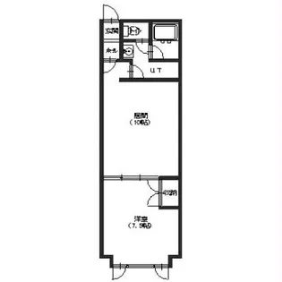 VILLA七飯【1階】の間取り