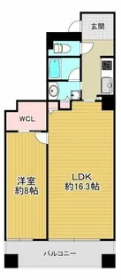 ブラービ南船場【12階】の間取り