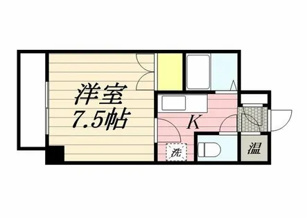 シャトレ21大手門【5階】の間取り