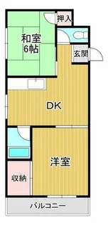 AKマンション【1階】の間取り