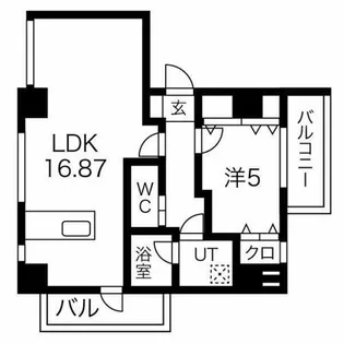 C・P・Pure隼人町【9階】の間取り