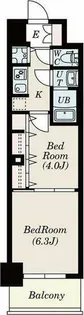 S-RESIDENCE六番町【3階】の間取り