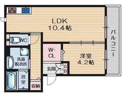 ボナール・庄【3階】の間取り