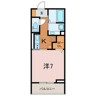 愛知県刈谷市東陽町3丁目【アパート】の間取り