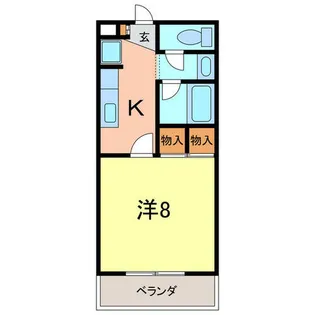 ラーナ【1階】の間取り
