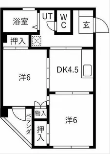 名豊第一ビル【2階】の間取り