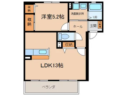 ターミナルステージ初台【1階】の間取り