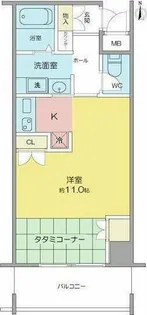 鶴舞ガーデンコート【12階】の間取り