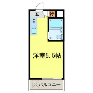 ロイヤルハイツ川西【306号室】の間取り