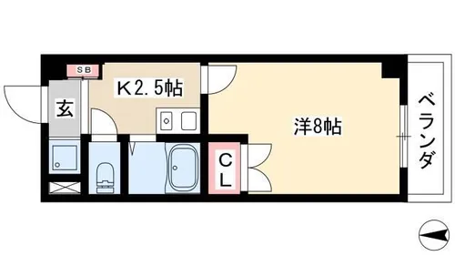 ベル千種【304号室】の間取り