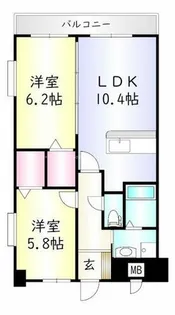 シグナス【8階】の間取り