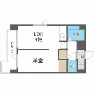 AMS352ビル【705号室】の間取り