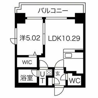 エッセンシア駅前レジデンス【701号室】の間取り