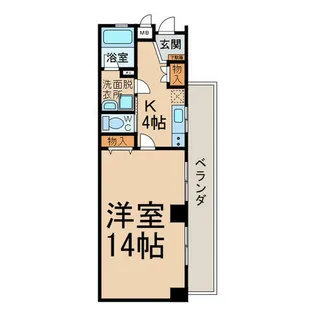 ディージービル小牧中央【4階】の間取り