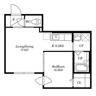 glife-1st【102号室】の間取り