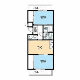 パールハイツ【1階】の間取り