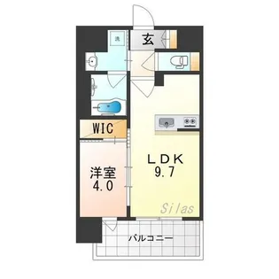 べラジオ雅び京都七条ウエストⅡ【6階】の間取り