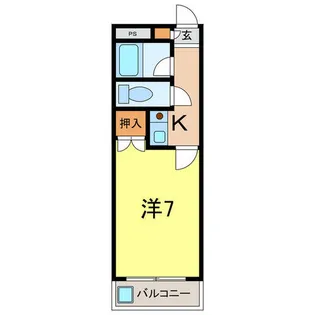 テルミーヌ・シャンブル【2階】の間取り