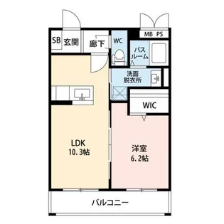 レグルスK【2階】の間取り