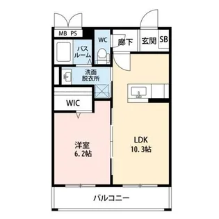 レグルスK【2階】の間取り