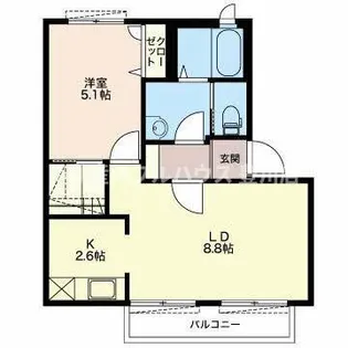 セピアコート財木【1階】の間取り
