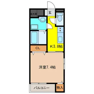 エスポワール【2階】の間取り