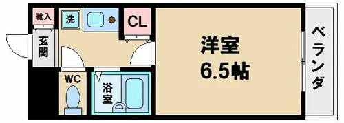 グランヴィ天王寺【3階】の間取り