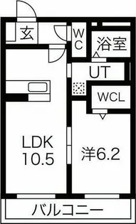 アイシェルフォート【2階】の間取り