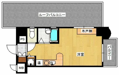 ロマネスク天神アネックス【8階】の間取り