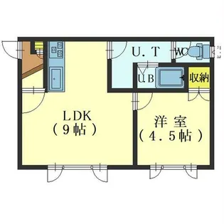 ハイツヒロⅢ【10-B号室】の間取り