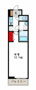 ル シェル ブルー【2階】の間取り