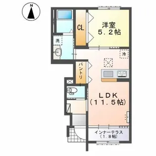 Faure(フォーレ)【1階】の間取り