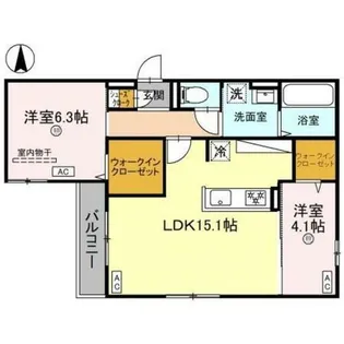 スペチアーレ南住吉3丁目【3階】の間取り