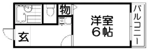 ベルシャンテ【4階】の間取り