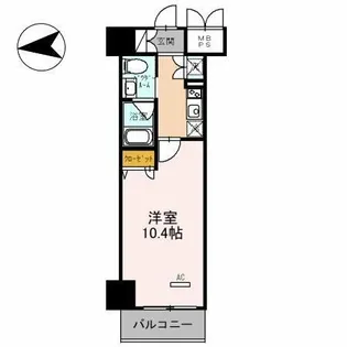 フェニックスレジデンス堺東【804号室】の間取り