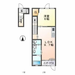 メゾンさくら【2階】の間取り