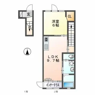 メゾンさくら【2階】の間取り