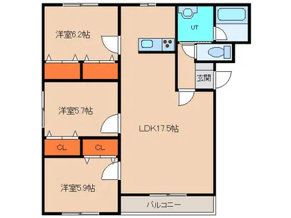 ロイヤルコート駒場【4階】の間取り
